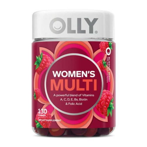 OLLY Women's Multivitamin Gummy, Health & Immune Support, Berry, 130 Count OLLY Women's Multivitamin Gummy, Health & Immune Support, Berry, 130 Count